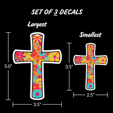 Retro Flower Cross